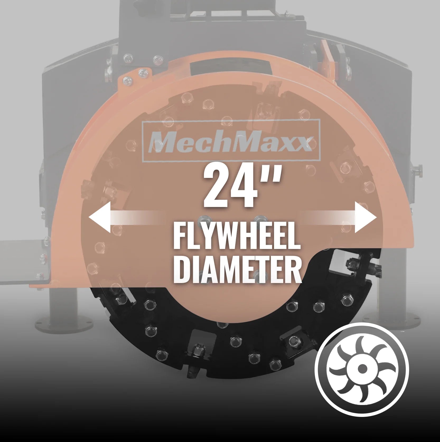 24" Flywheel Diameter